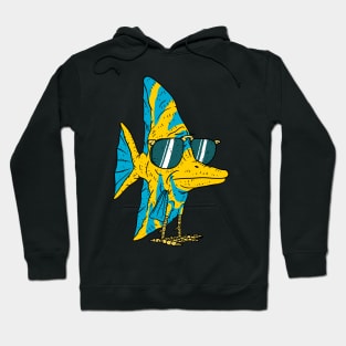 chicken fish rockstar. Hoodie